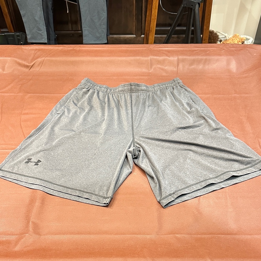 Under Armour Men's Heather Gray Athletic Shorts